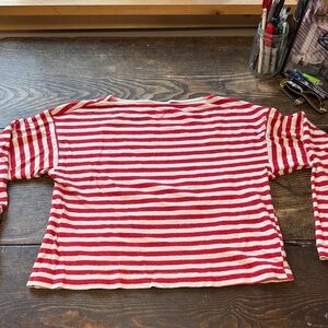 Red and White Striped Shirt
